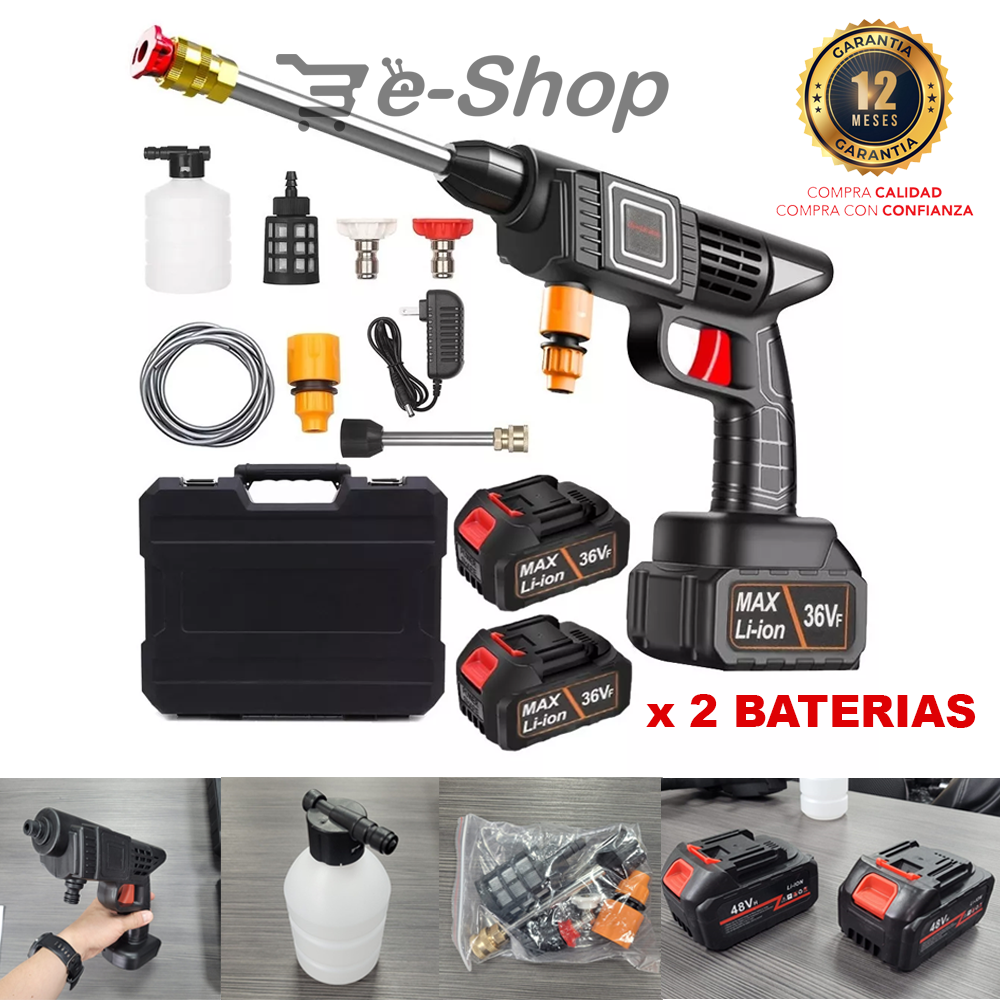 Hidrolavadora Portatil 6 boquillas + Accesorios