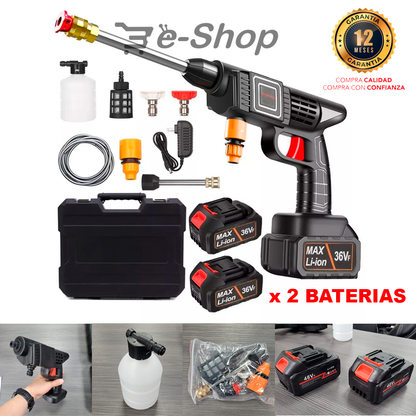 Hidrolavadora Portatil 6 boquillas + Accesorios